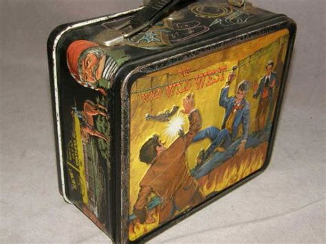 Wild Wild West Vintage Metal Lunchbox 